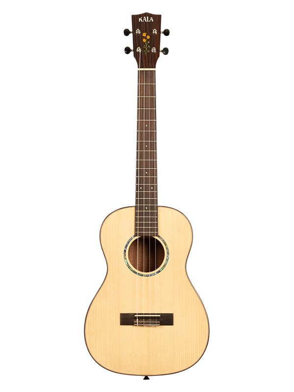 Kala 20th Anniversary Solid Spruce Top/Quilted Sapele, Bariton, livré avec housse