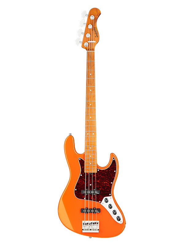 Sadowsky MetroExpress, Standard JJ, 4 cordes, 21 frettes - Candy Apple Orange Metallic,Maple