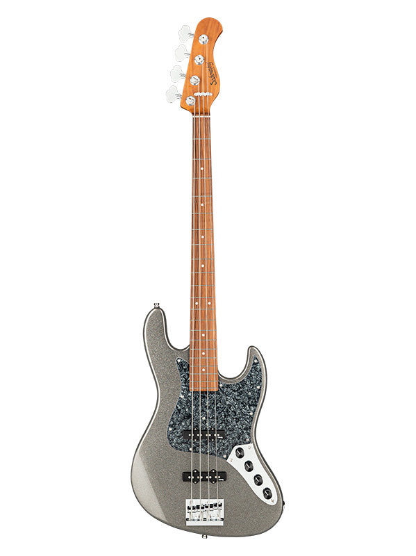 Sadowsky MetroExpress, Standard JJ, 4 cordes, 21 frettes - Silver Sparkle Metallic,Morado