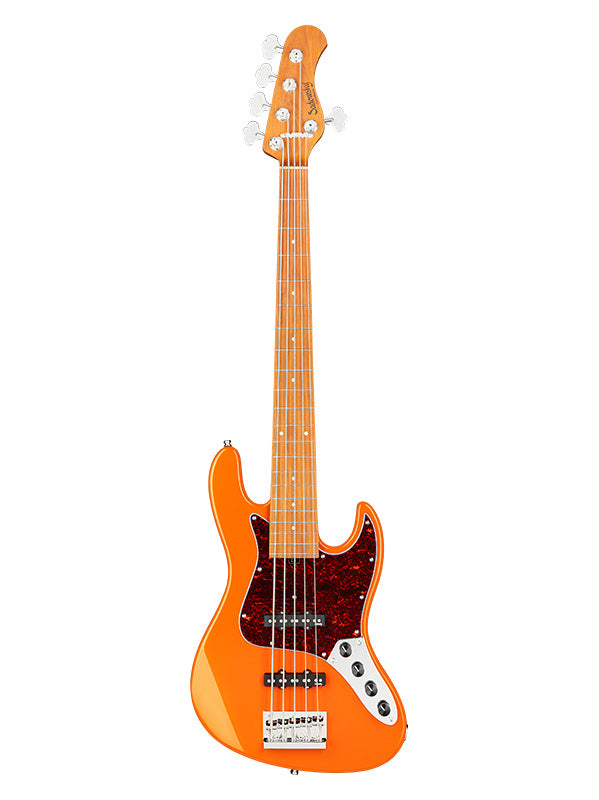 Sadowsky MetroExpress, Standard JJ, 5 cordes, 21 frettes - Candy Apple Orange Metallic,Maple