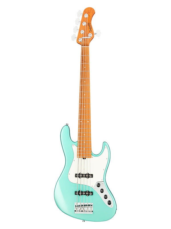 Sadowsky MetroExpress, Standard JJ, 5 cordes, 21 frettes - Sage Grn Metallic,Maple