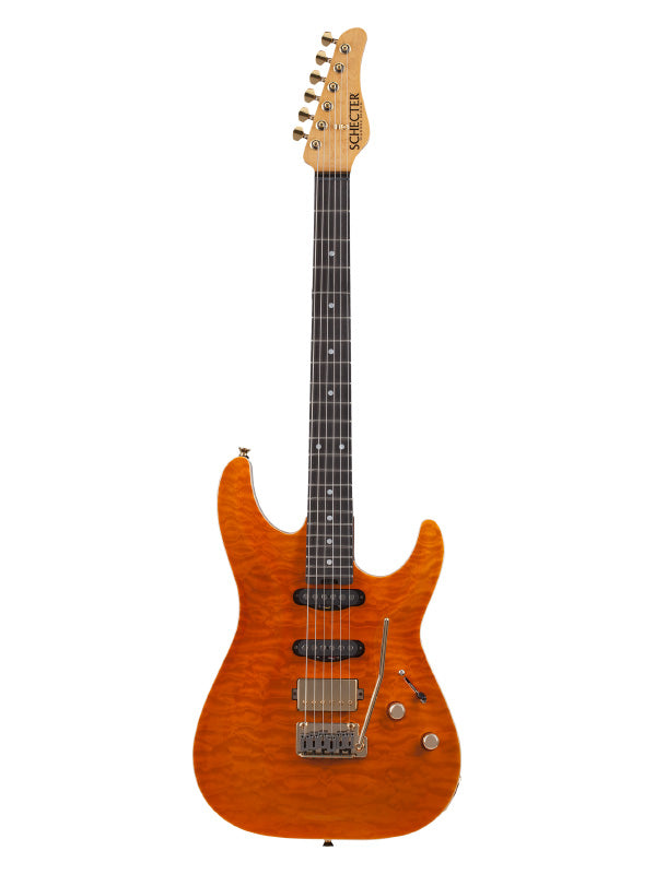 Schecter California Classic, made in Japan - Trans Amber