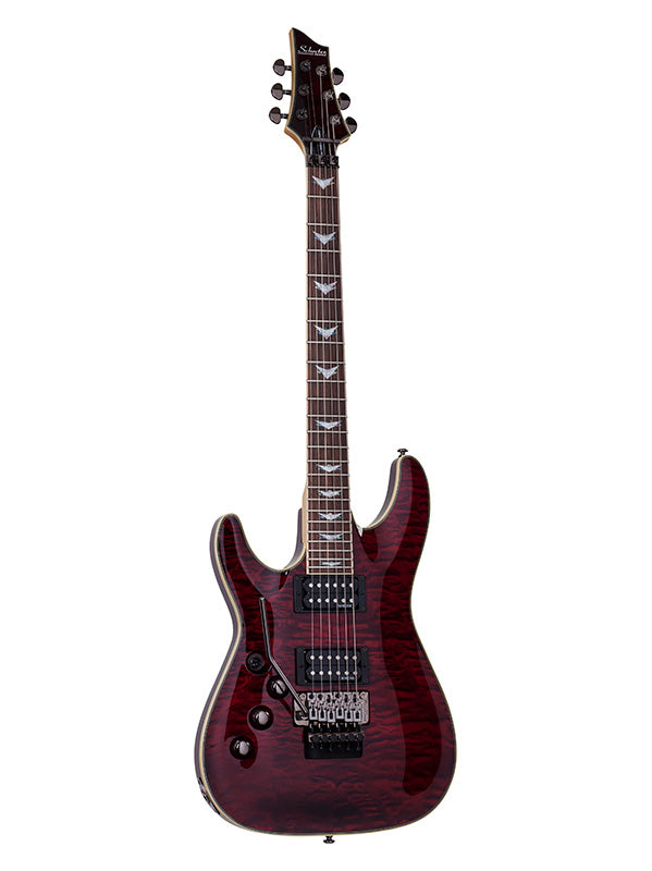 Schecter Omen Extreme-6 Floyd Rose, gaucher - Black Cherry