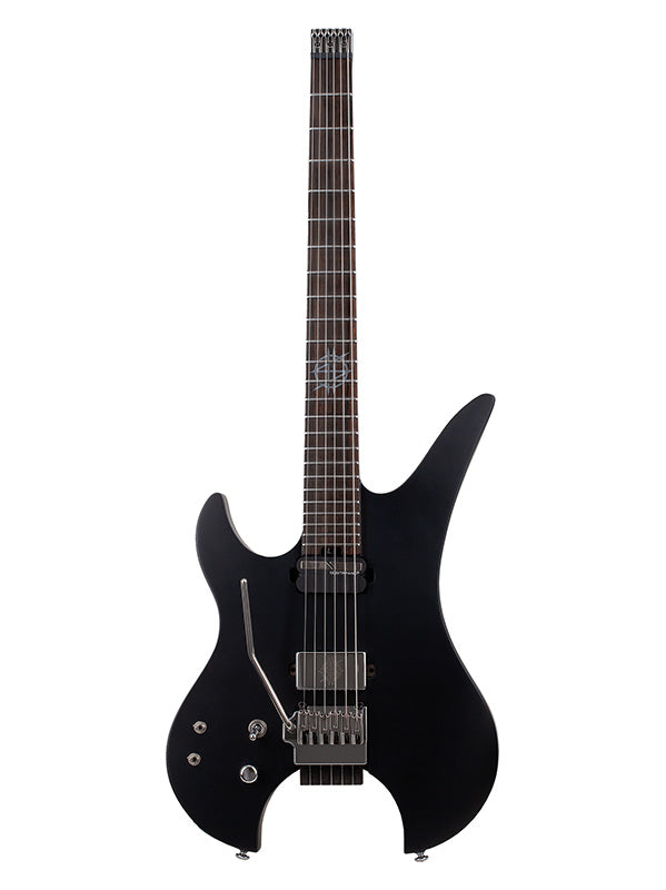 Schecter Synyster Gates Custom-6 Floyd, micro Sustainiac, headless, gaucher - Satin Black