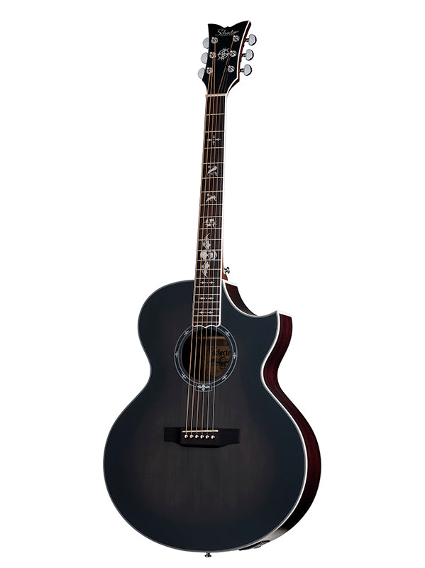 Schecter Synyster Gates acoustique GA SC - Trans Black Burst Satin