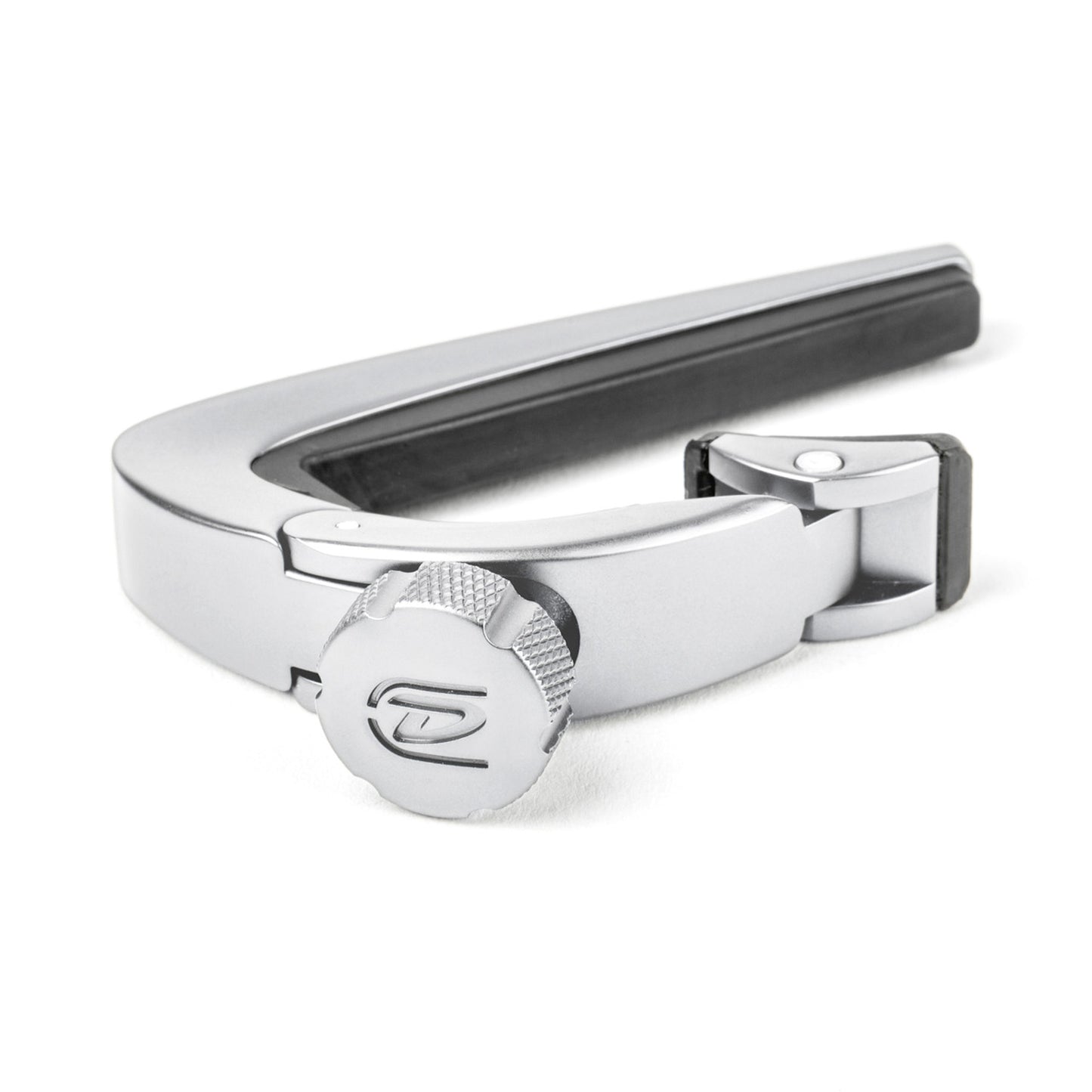 Capodastre Pivot'Capo pour guitare folk et électrique, manche bombé, système breveté de pivot, molette de serrage