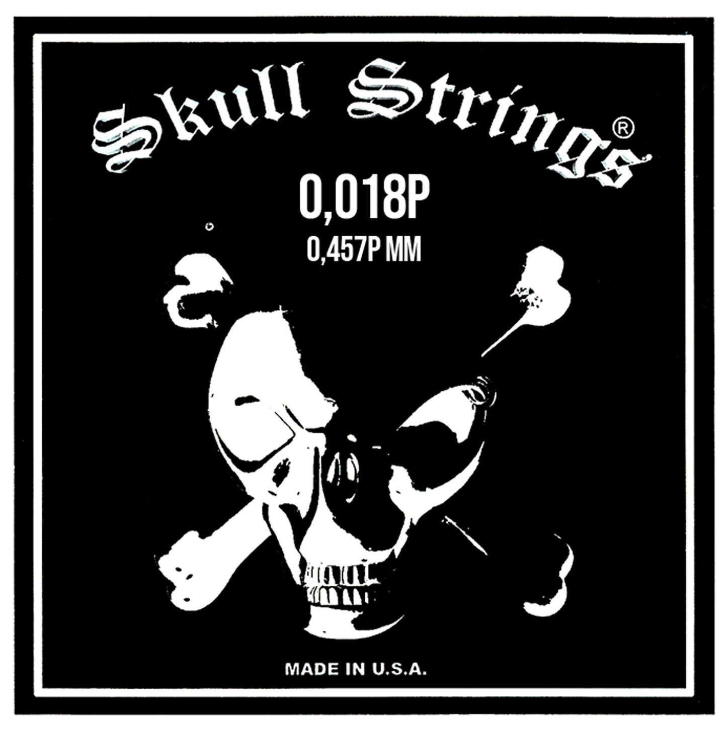 Corde guitare électrique SKULL 018P