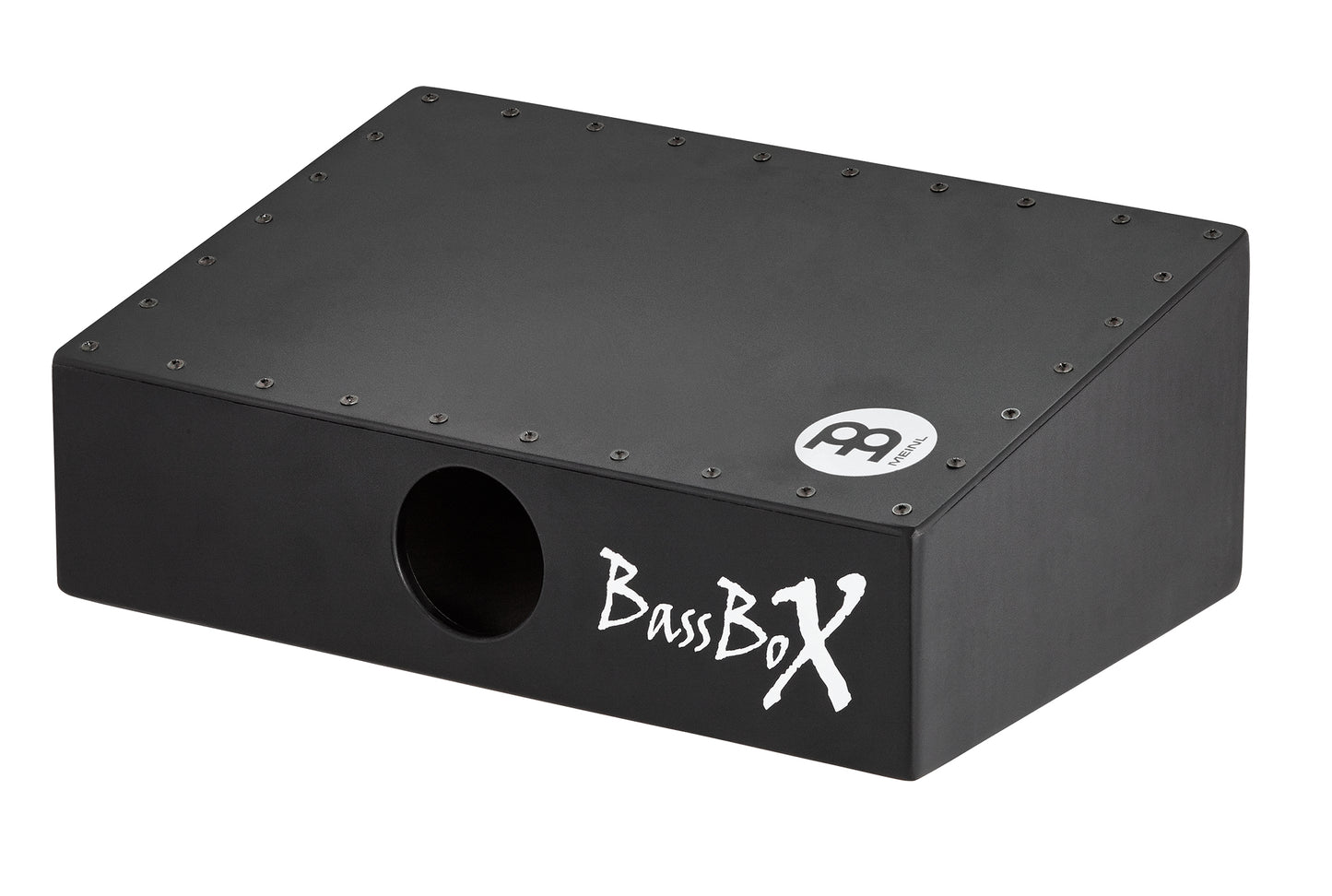 Bassbox pré-amplifié Meinl, caisse de résonance bouleau (44.5x17x30cm), utilisable avec toutes pédales standard, batte L incluse