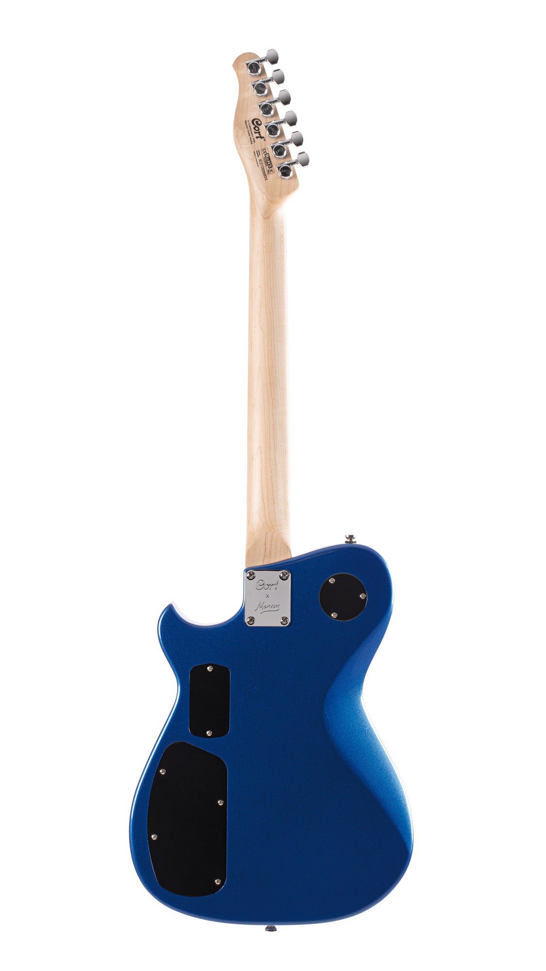 MBM-2H-SUS, signature Matt Bellamy, corps tilleul, manche érable, micros Manson & Sustainiac ,"Kill" bouton, bleu