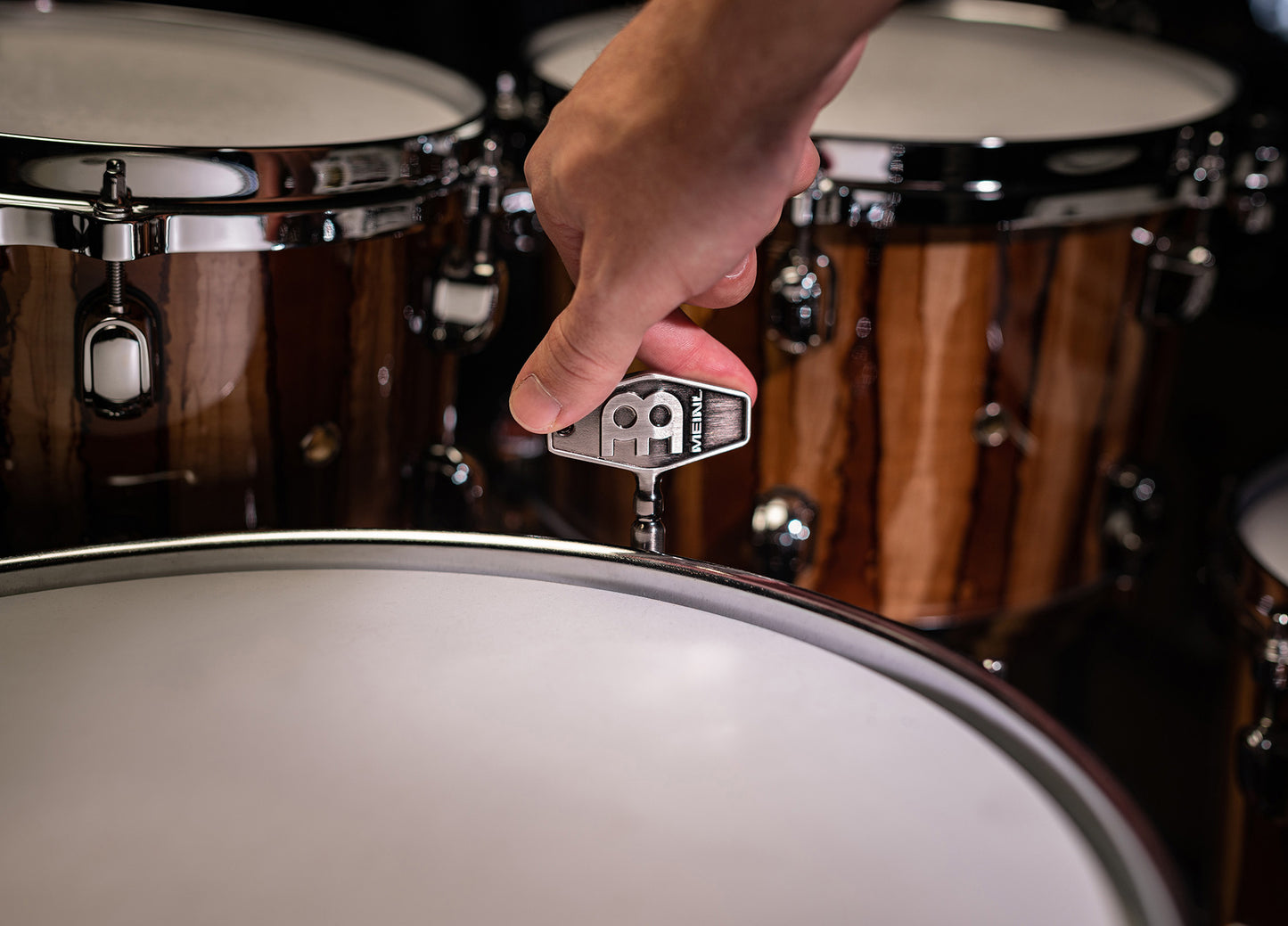 CLE BATTERIE MEINL BYZANCE ANTIQUE EN FINITION ETAIN BROSSÉ