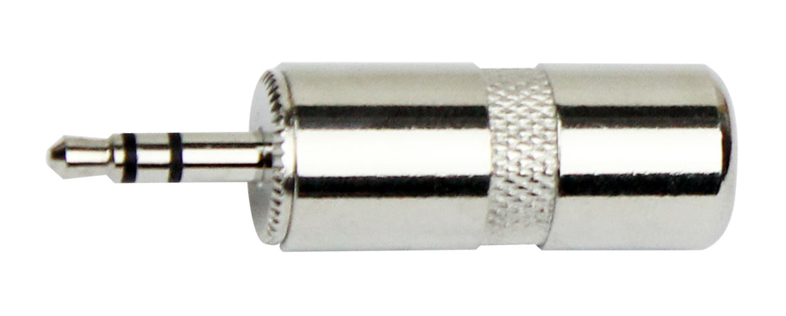 Pack de 2 fiches Mini Jack mâle stéréo, nickel