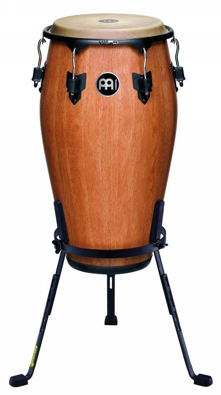 Tumba 12 1/2", hévéa, 76 cm, peau buffle, cercle SSR 2.6mm, accast. noir, support panier Steely 2, Super Natural mat