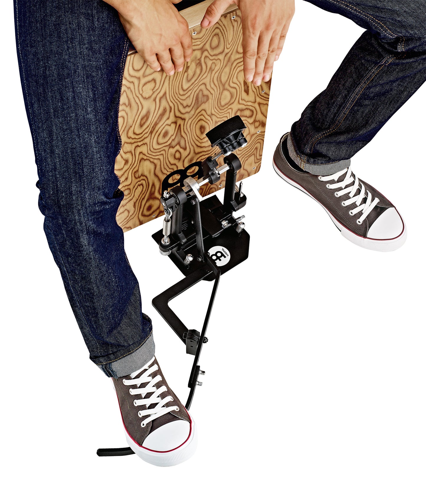 Pédale cajon direct drive meinl, noir.