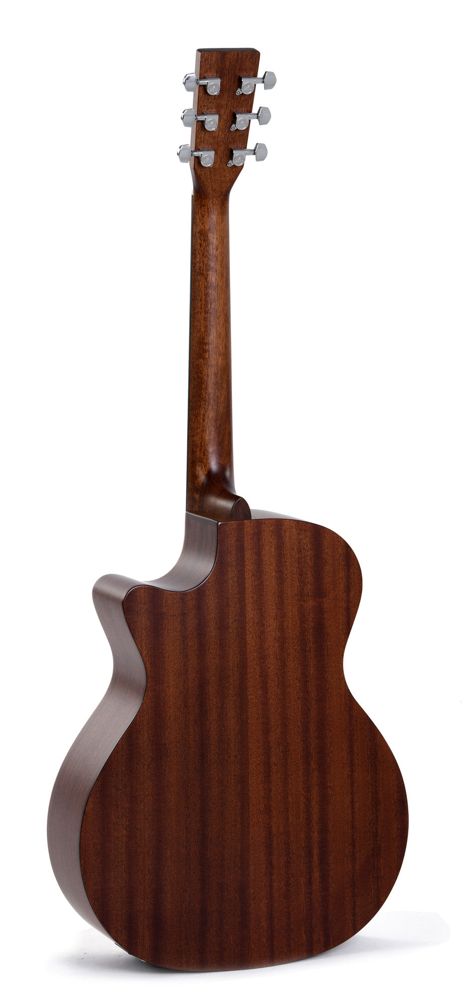 Modèle GMC-STE, Grand OM pan coupé, table épicéa massif, f/e acajou, touche micarta, EQ Fishman, naturel satiné