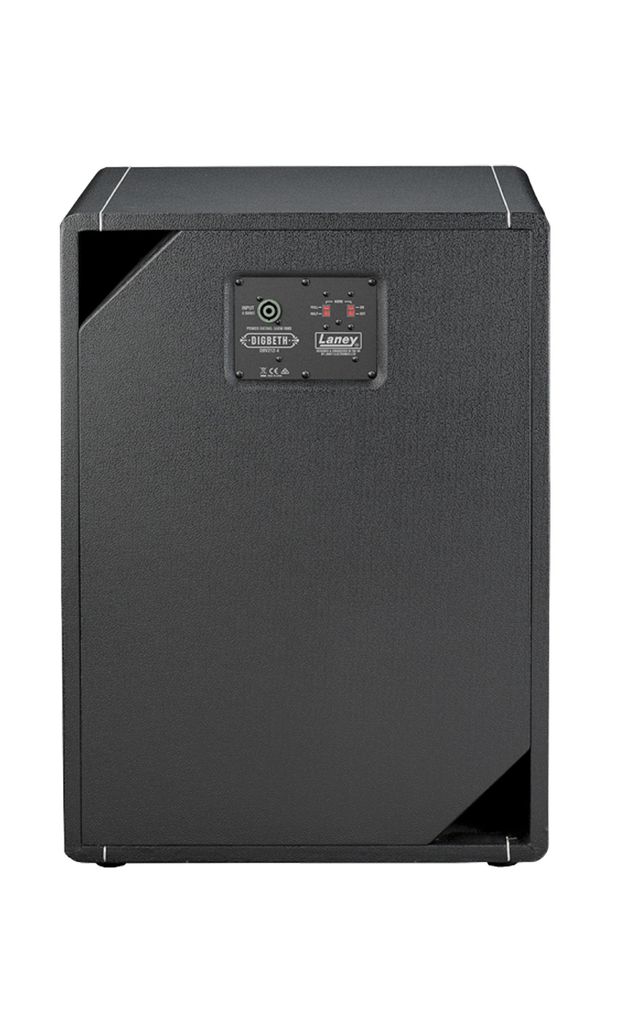 Enceinte basse DBV212-4, 500W @ 4 ohms, 2x HP 12" HH Black Label, compression LaVoce 1" (On/Off, Full/Half), noir