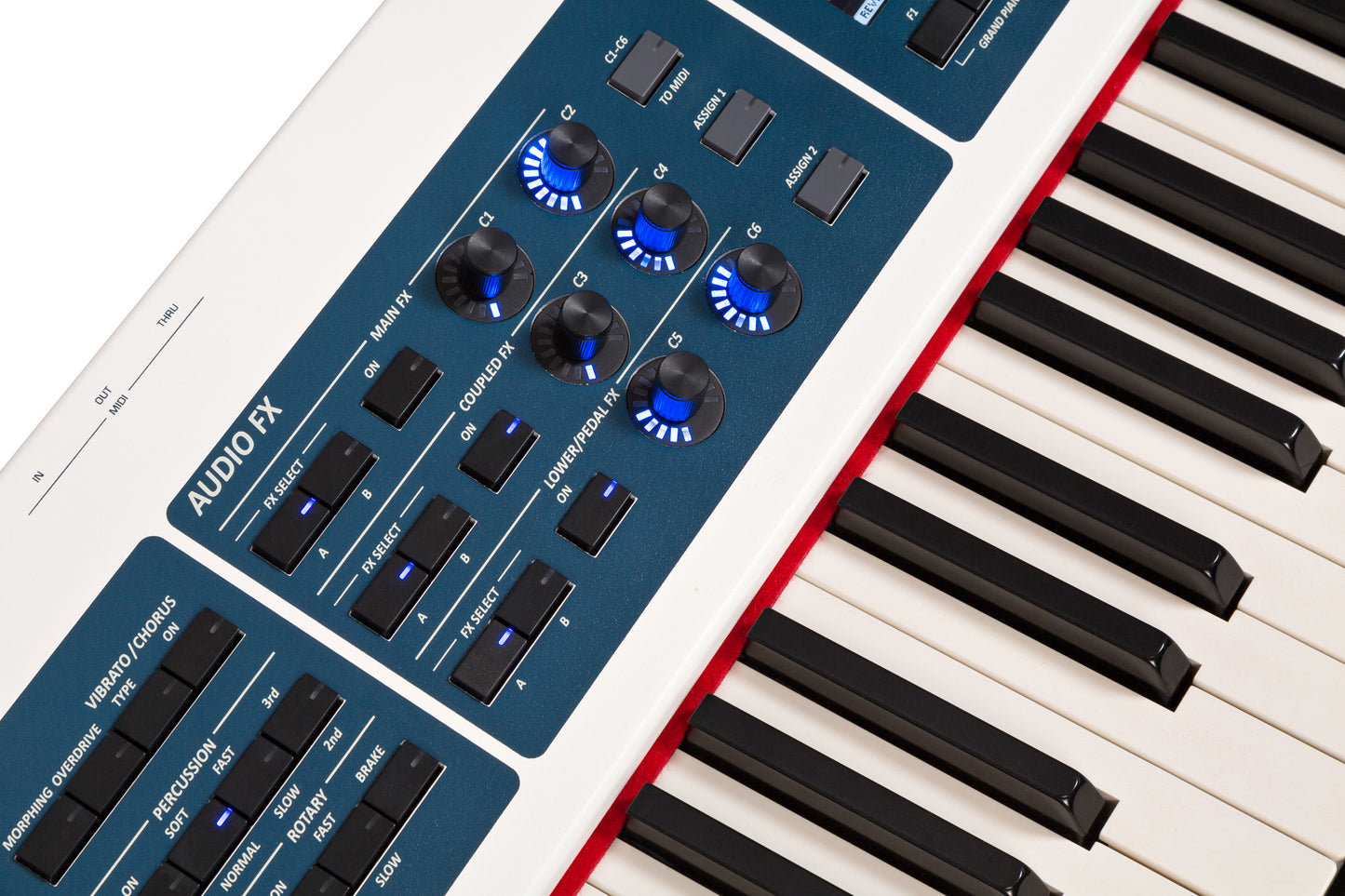 Piano numérique de scène Dexibell Vivo S9 | 88 notes, toucher lourd hybride