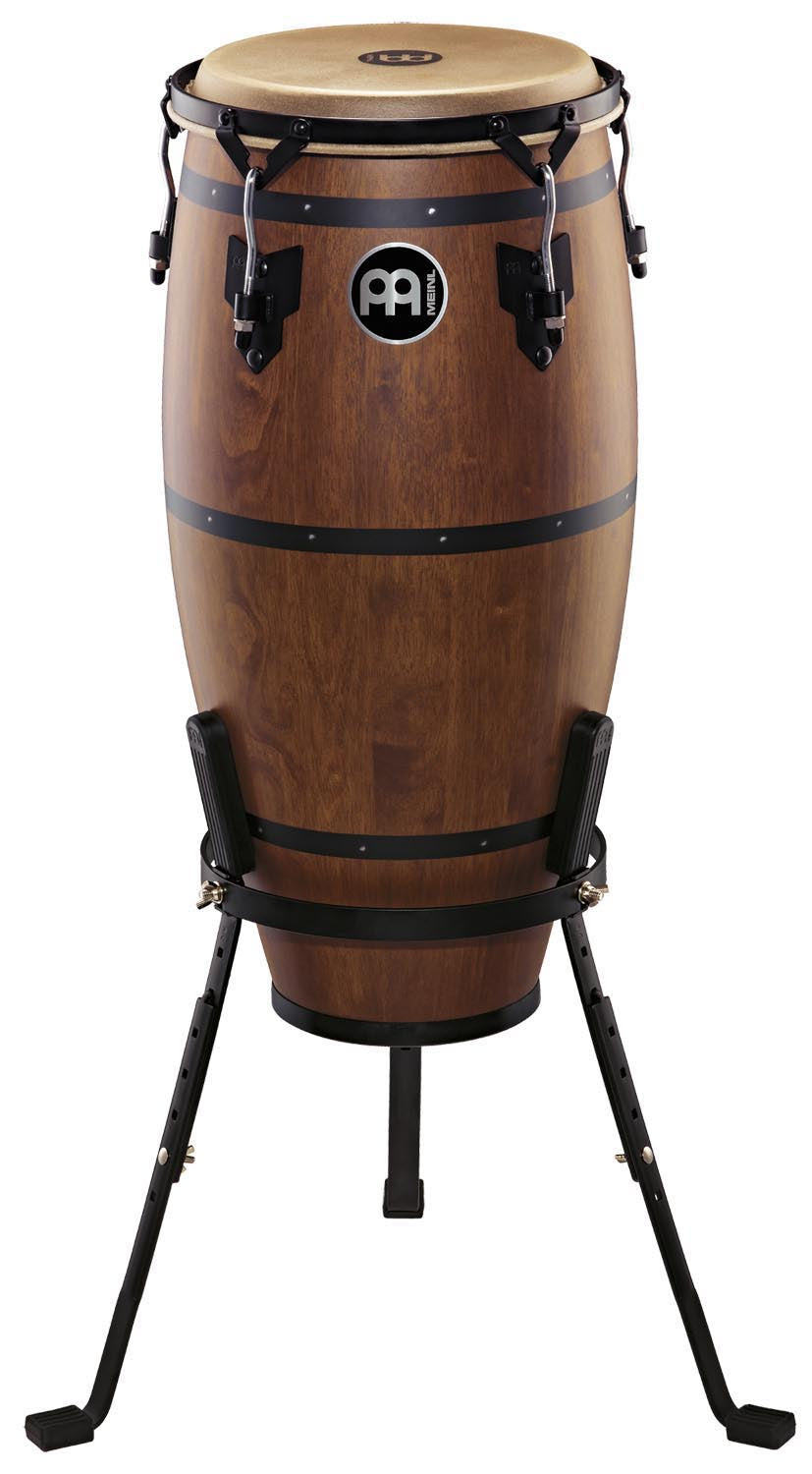 Quinto 10" Cubano Retro, hévéa, 71 cm, peaux buffle, cercles TTR 5mm, accastillage noir poudré, support panier