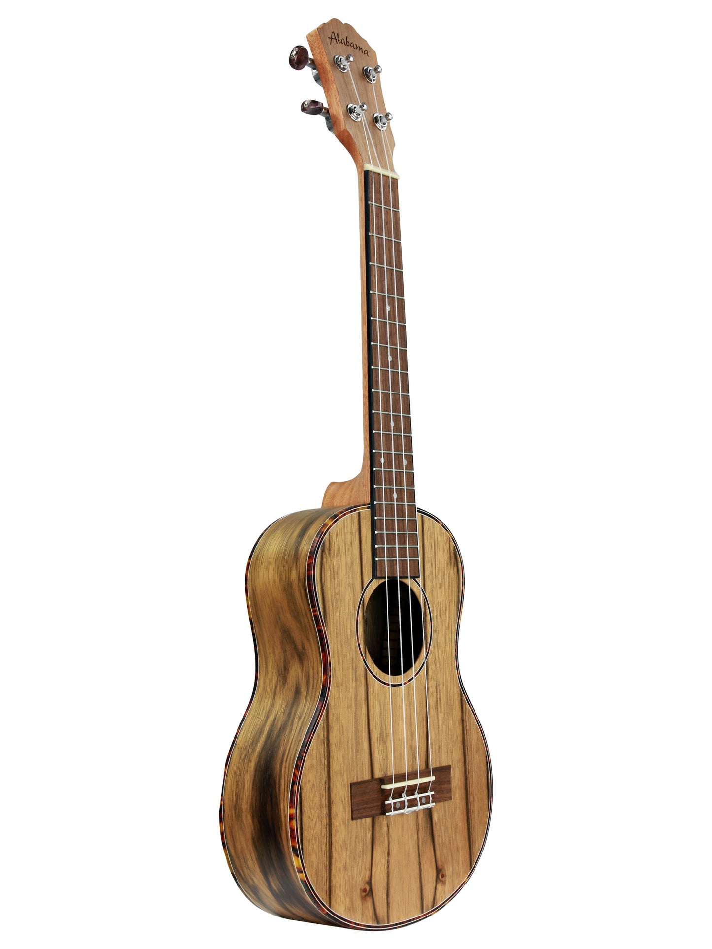 Ukulélé Ténor, table dao, fond & éclisses dao, manche okoume, touche & chevalet noyer, sillets os, housse, naturel