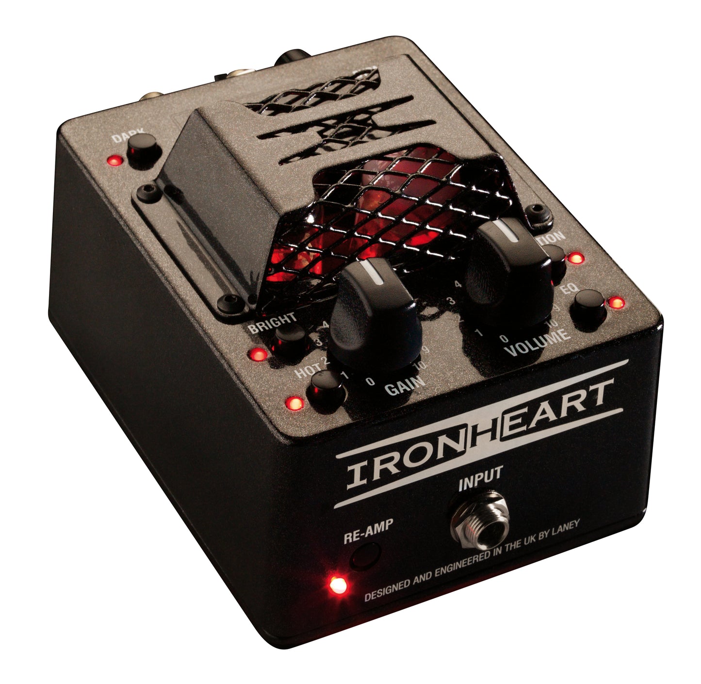 Pédale IRT-PULSE, préampli à lampes double ECC83, interface I/O USB 2.0, fonction Reamping, 0.85 kg