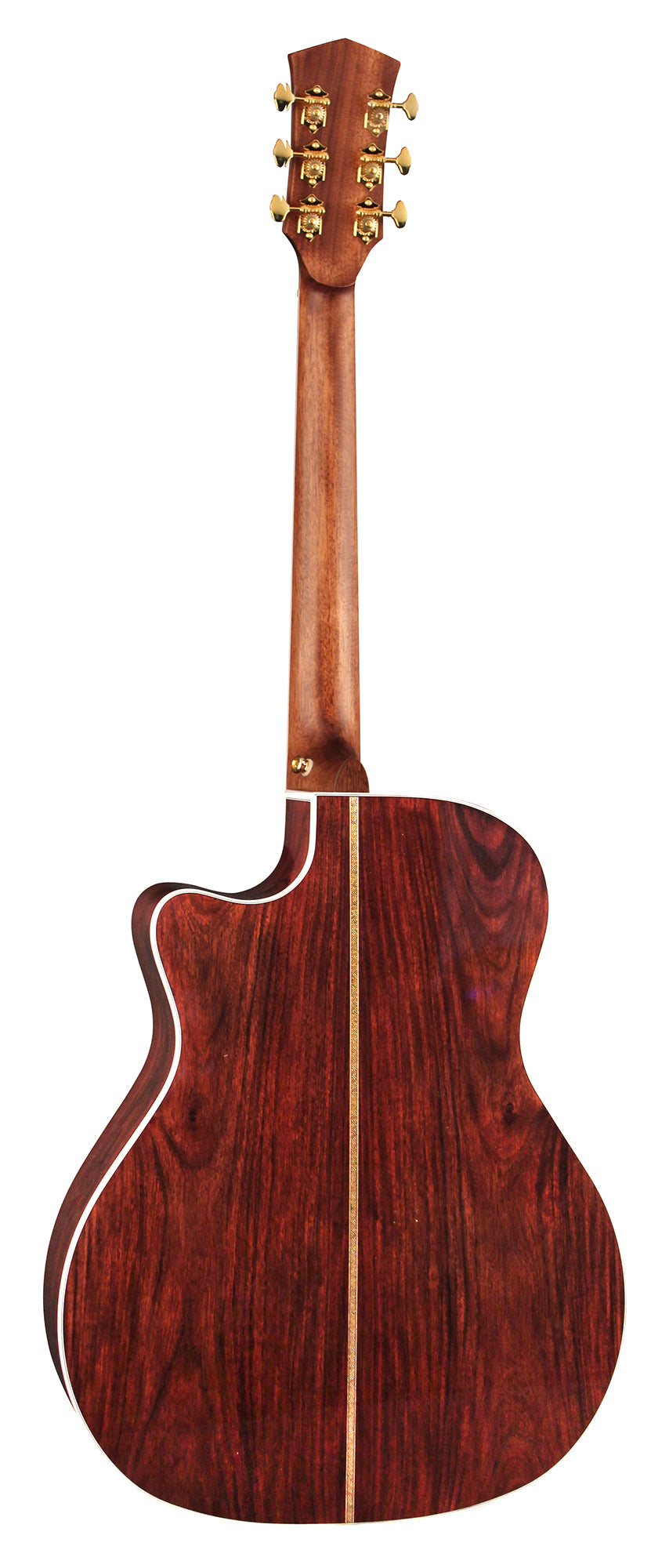 GOLD-A8, forme Grand Auditorium, table épicéa massif torréfié, f/e pau ferro massif, EQ Fishman Flex Blend, light burst