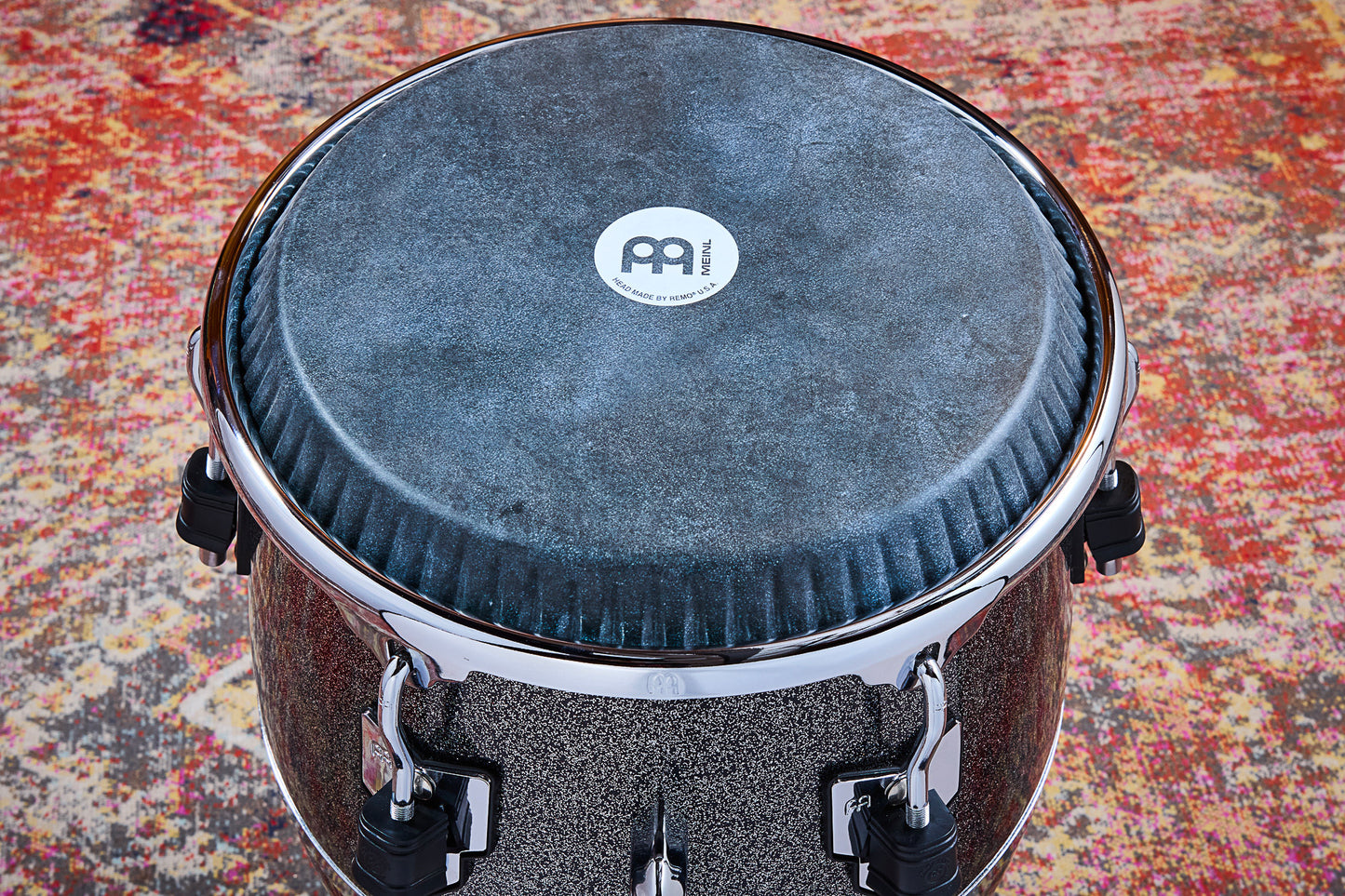 Quinto Diego Galé 11", fût fibre de verre 'premium', hauteur 71.12cm, peau cuir de veau noir, cercles SSR 4mm