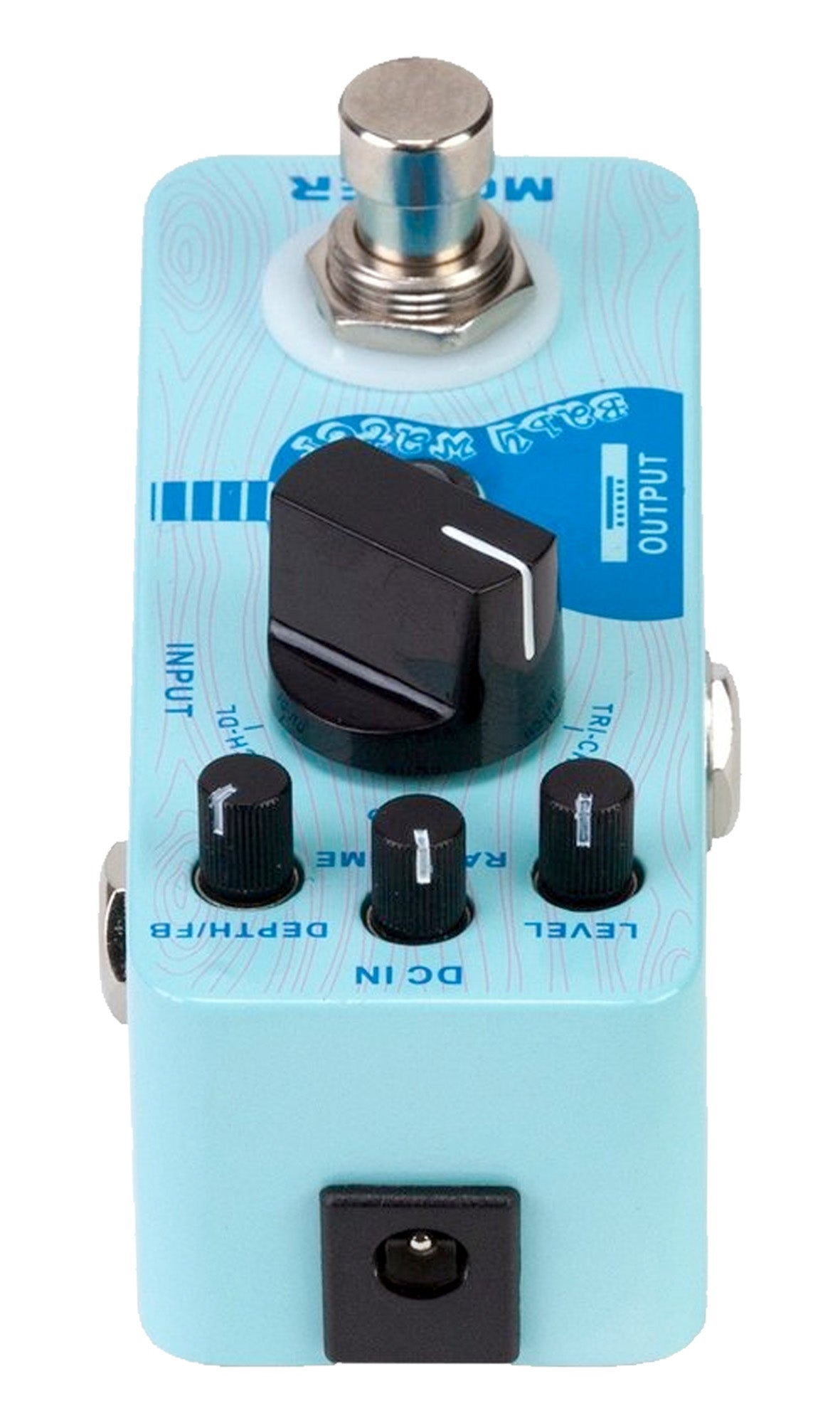 Pédale BABY WATER, délai et chorus haute qualité pour guitare acoustique, 5 modes, boîtier métal, true bypass, bleu