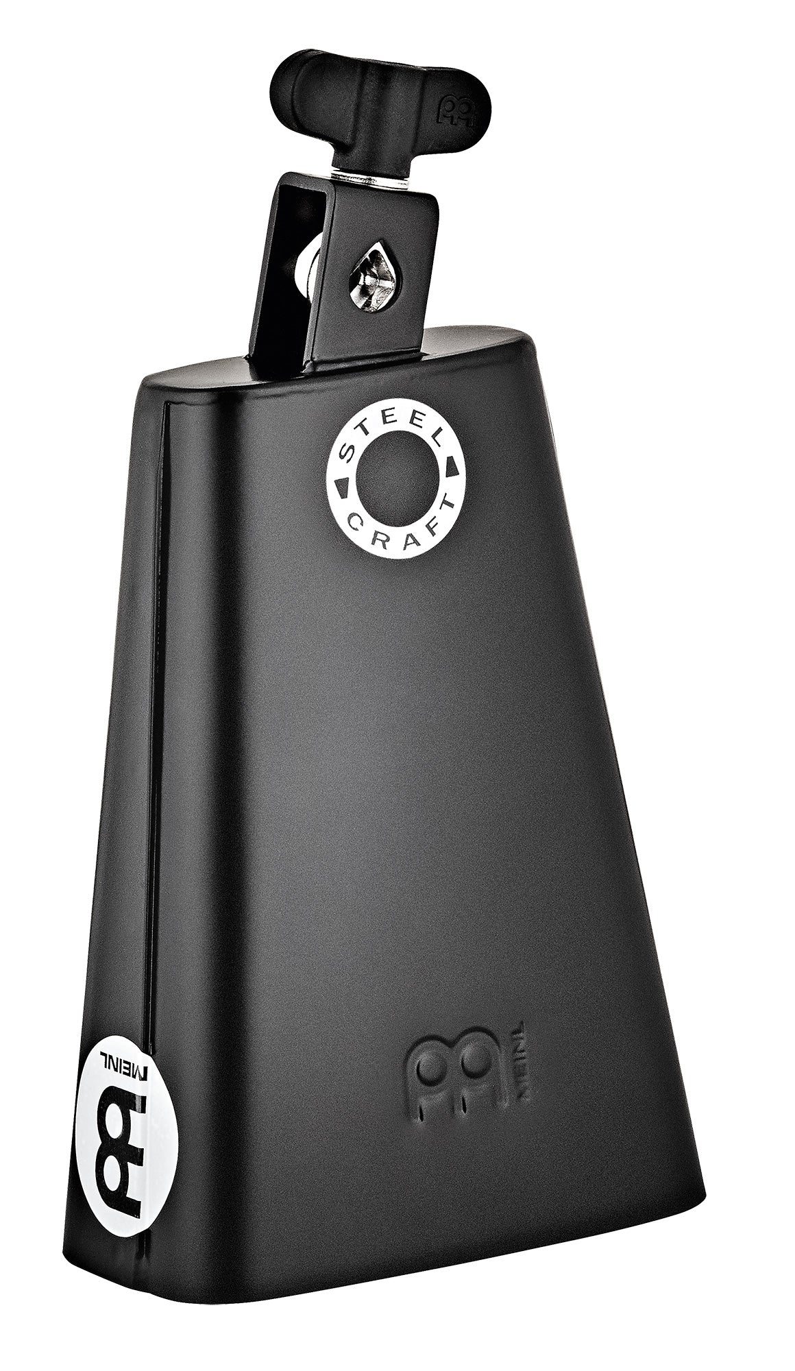 CLOCHE MEINL 7" CLASSIC ROCK NOIR POUDRE, ALLIAGE ACIER SPÉCIAL, GRAND BOUCHE, TONALITÉ BASSE