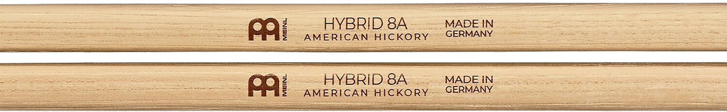 BAGUETTES MEINL HYBRID 8A, HYCKORY