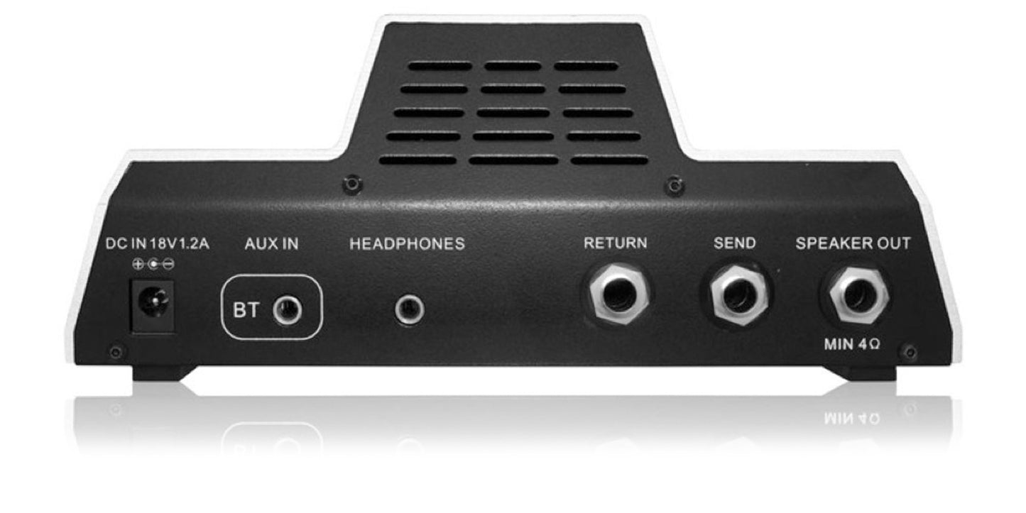 Tête amplifiée LITTLE TANK D15, 15W Class D, 25 simulations d'amplis haute-qualité, 20 simulations de haut-parleurs, gris