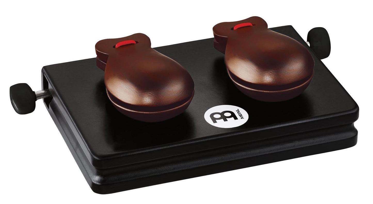 Castanet Machine, base en bois, castagnettes en palissandre réglable individuellement