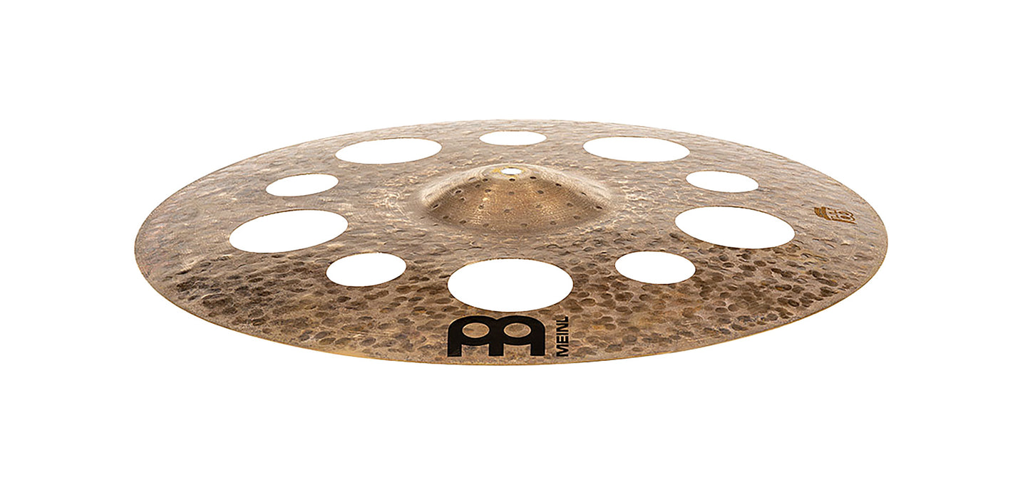 CRASH MEINL BYZANCE 18" DARK TRASH, ALLIAGE BRONZE B20, MARTELÉE A LA MAIN, FINITION DARK