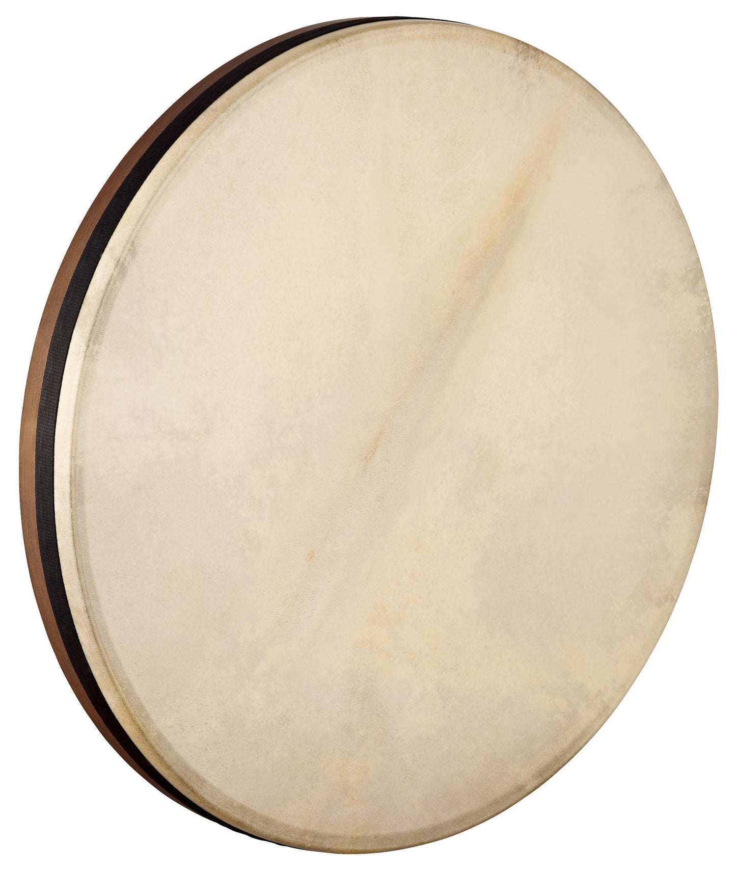 Tar Artisan 22"x2.5", hévéa, peau chèvre sélectionnée, accordage interne, emplacement pouce, chanfrein spécial, Walnut Brown