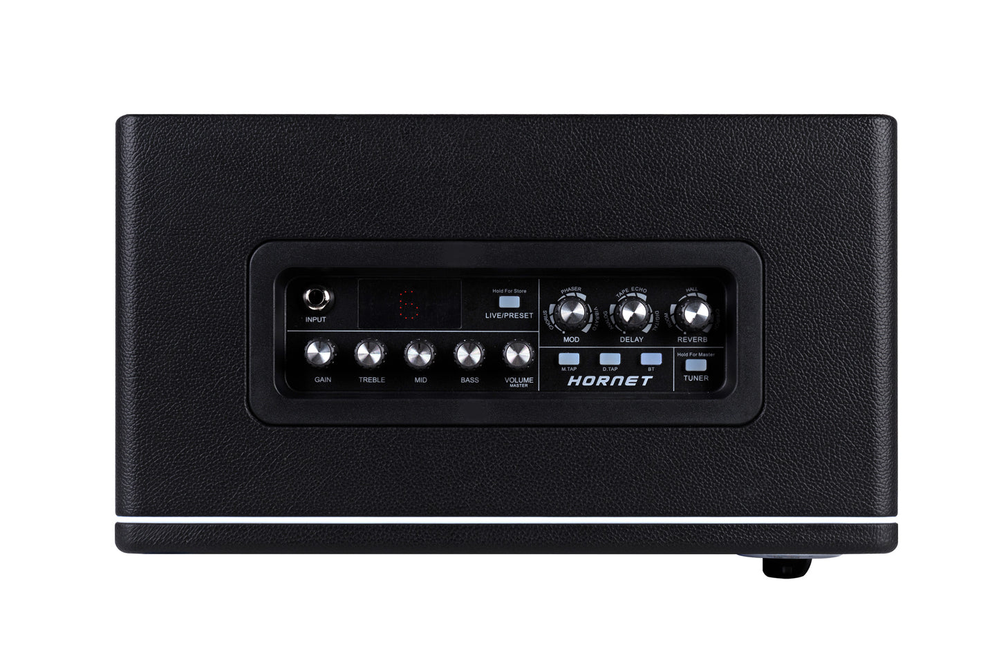 Ampli HORNET 30 BLACK, 30W, HP 8", 9 modélisations d'amplis haute-qualité, effets Modulation/Délai/Réverb, noir