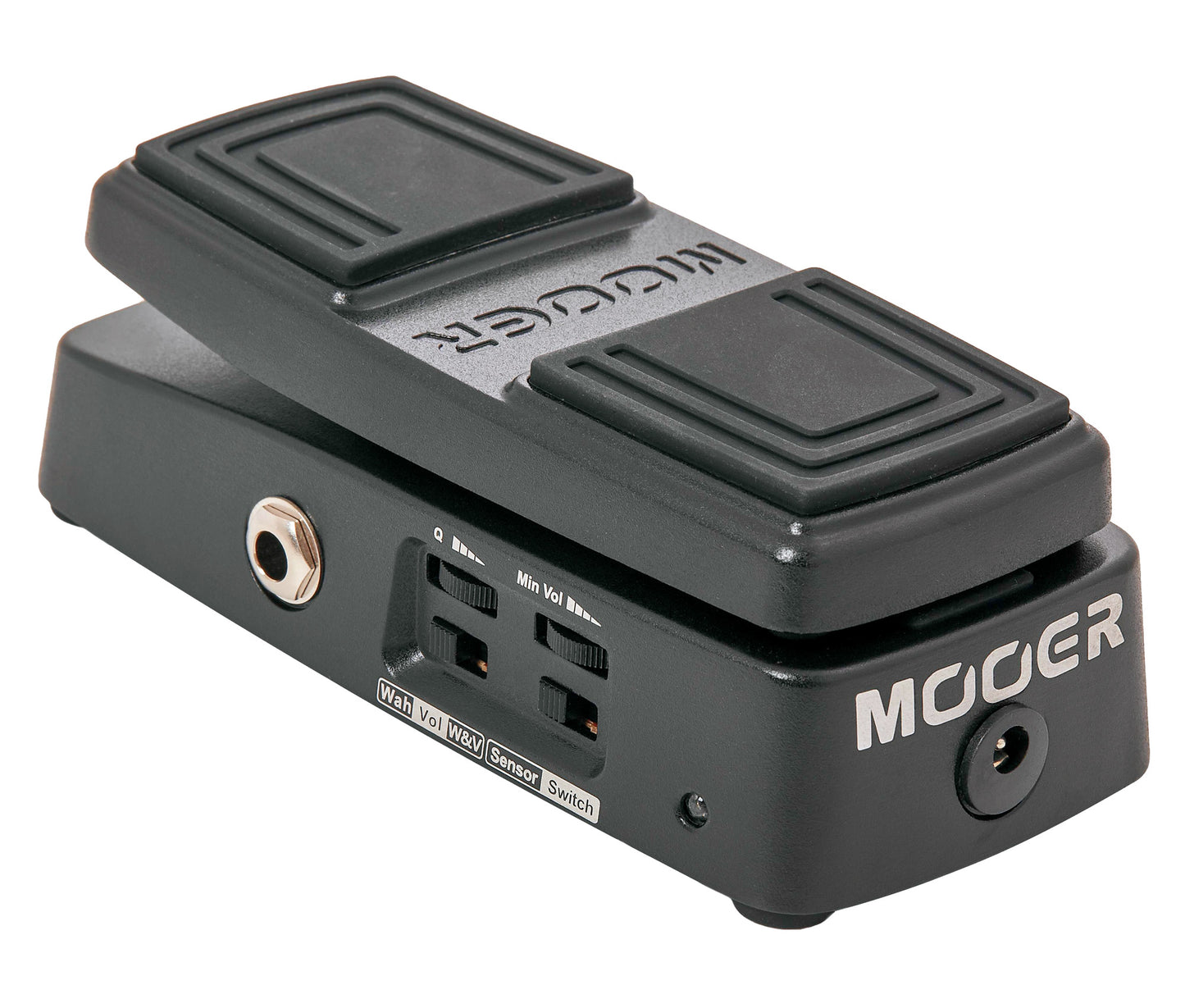 Pédale FREE STEP, wah-wah et volume 3 modes (Wah/Vol/Wah&Vol), 2 types d'activation, boîtier métal, true bypass, noir