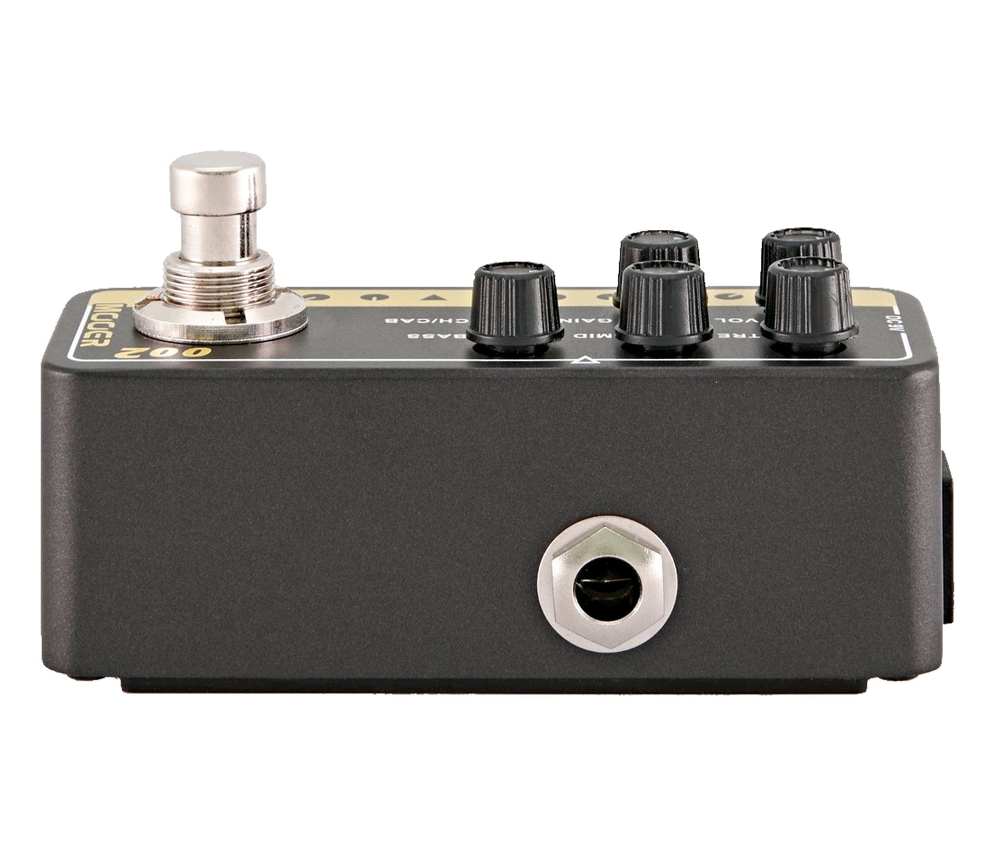 Pédale UK GOLD 900, préampli numérique type Classic British Crunch, deux canaux, EQ 3 bandes par canal, noir et or