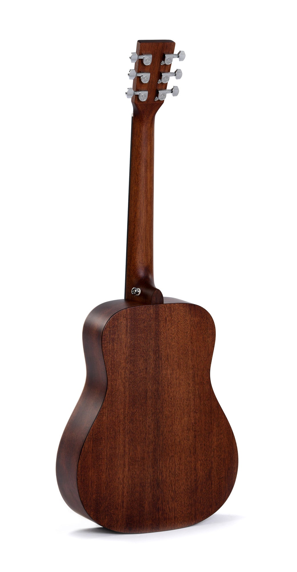 Modèle TM-12, guitare de voyage, table épicéa massif, f/e acajou, touche micarta, housse, naturel satiné