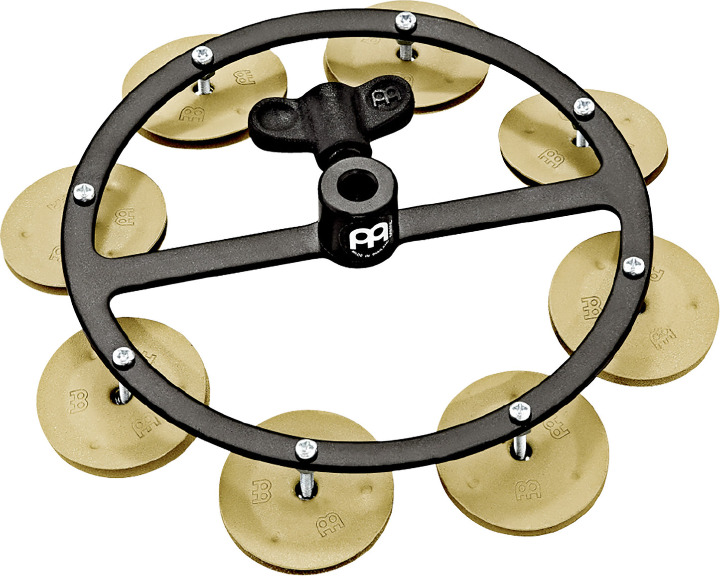 TAMBOURIN CHARLESTON MEINL 5" SIGNATURE BENNY GREB, CYMBALETTES EN LAITON, NOIR