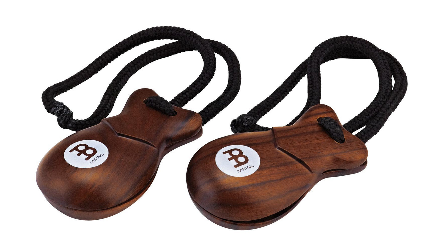 Castagnettes traditionnelles style italien, palissandre.