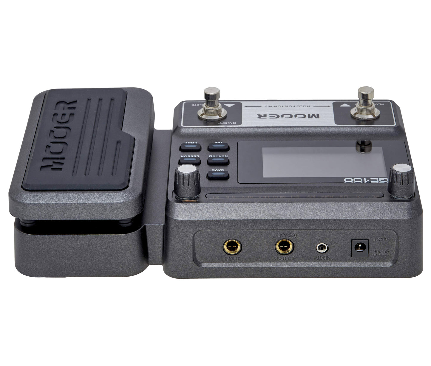 Pédalier multi-effets GE100, 8 modules d'effet et 66 types d'effets, 23 sons saturés & 7 simulations d'amplis, noir