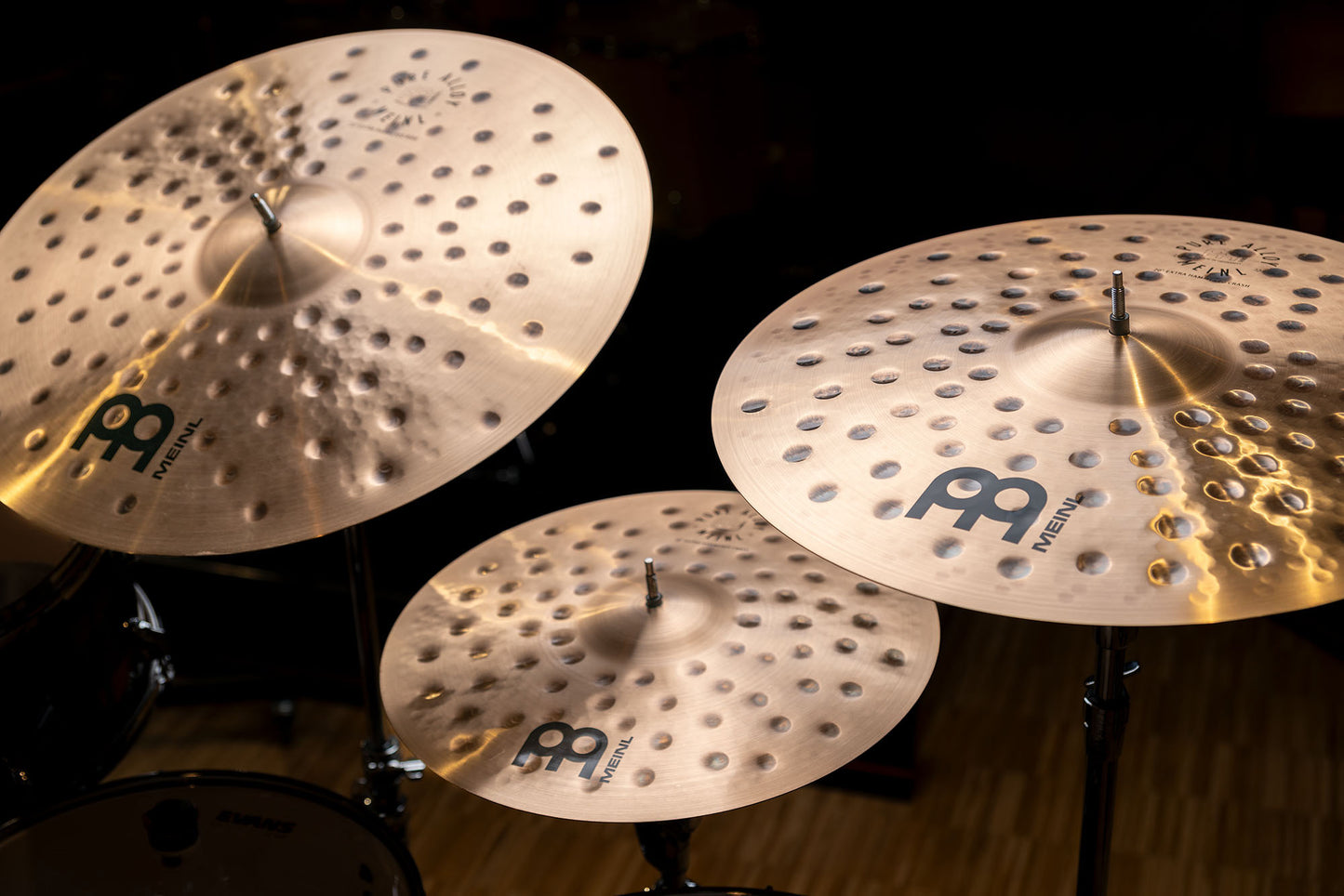 Ride 22" Extra Hammered Meinl Pure Alloy fini traditional martelé