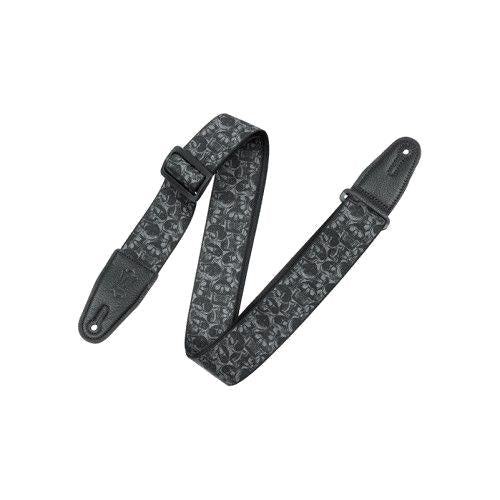 Levy's Sangle polyester embout cuir avec motifs Design 111