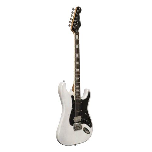 Stagg guitare electrique SERIE VINT-S 60 SES-60 WHB blanc