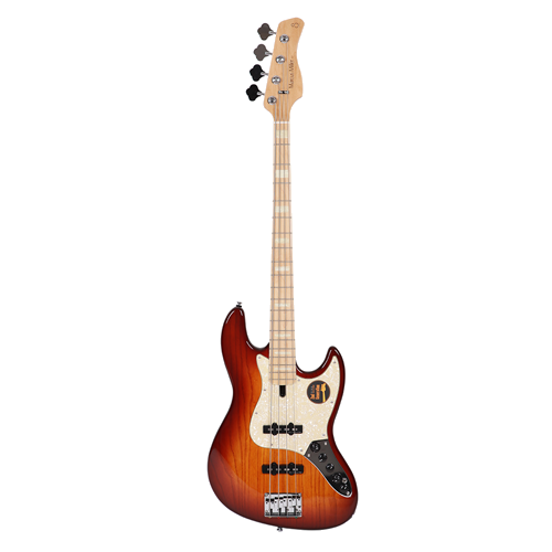 Marcus Miller basse V7 Swamp Ash-4 Tobacco Sunburst Maple