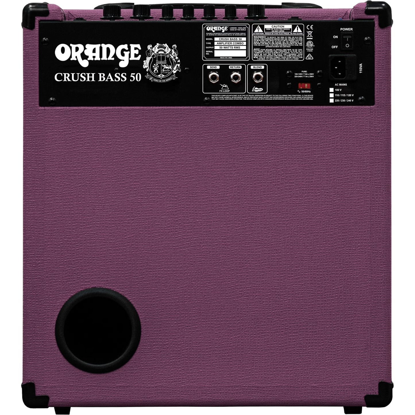 Orange Crush bass 50, Glenn Hughes LTD - Deep Purple