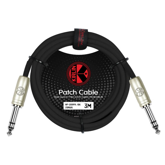 Kirlin AP209-3BK Cable Patch 3M Jack-Jack
