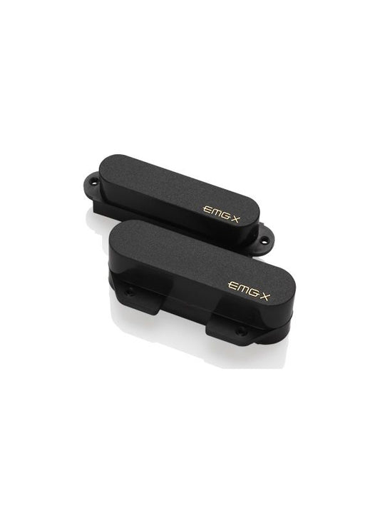 EMG X Series Set TX, micros Telecaster RT et FT, Alnico V - Black