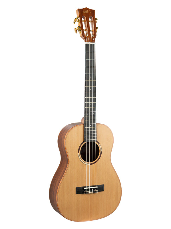 Kala Solid Cedar Top Pau Ferro, Bariton, livré avec étui