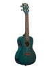 Kala Exotic Mahogany, Concert - Transparent Blue, livré avec housse