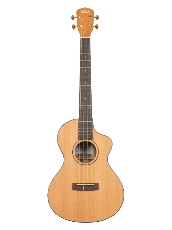 Solid Cedar Top Trembesi Metropolitan, Bariton Cutaway, livré avec housse