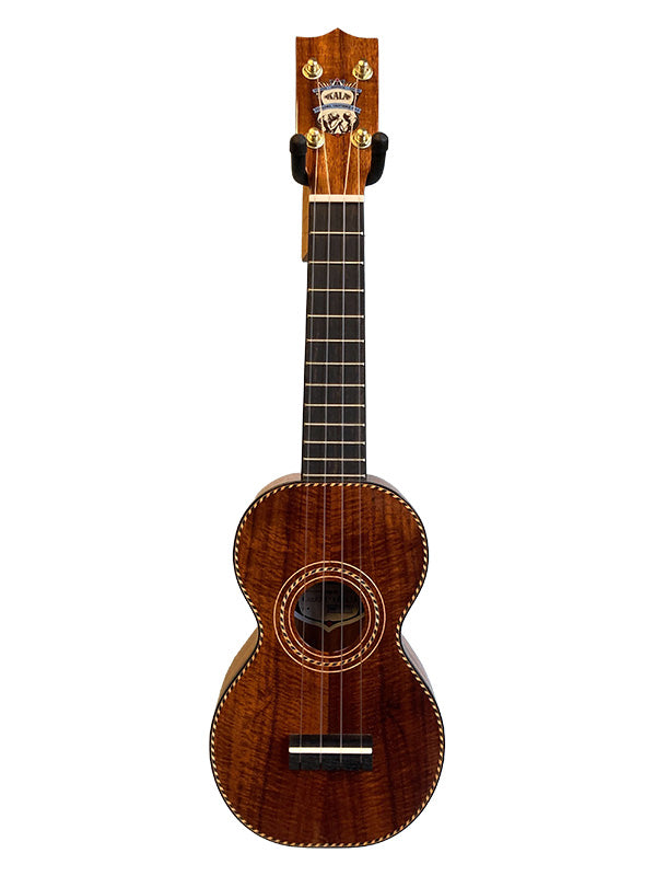 Kala Pan Pacific Deluxe All Solid Acacia Figure 8, Soprano, livré avec housse